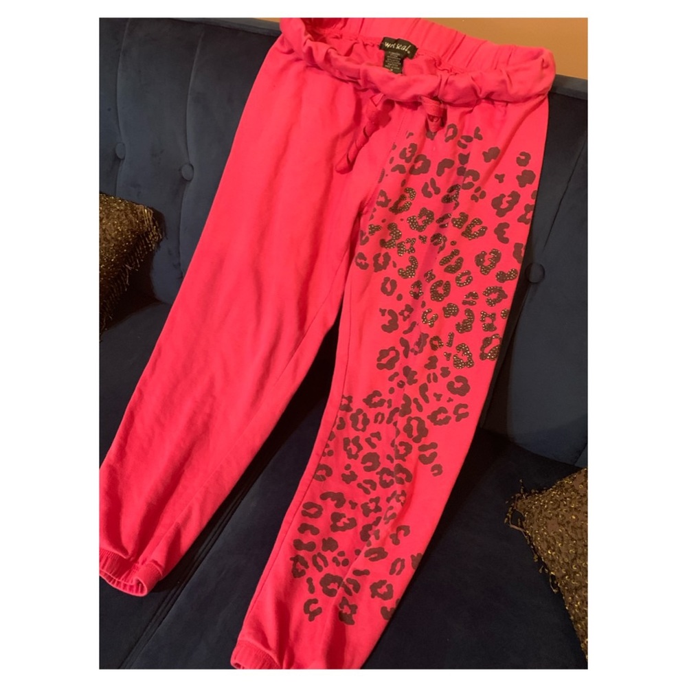 Ankle Joggers, Leopard with Crystal Accents